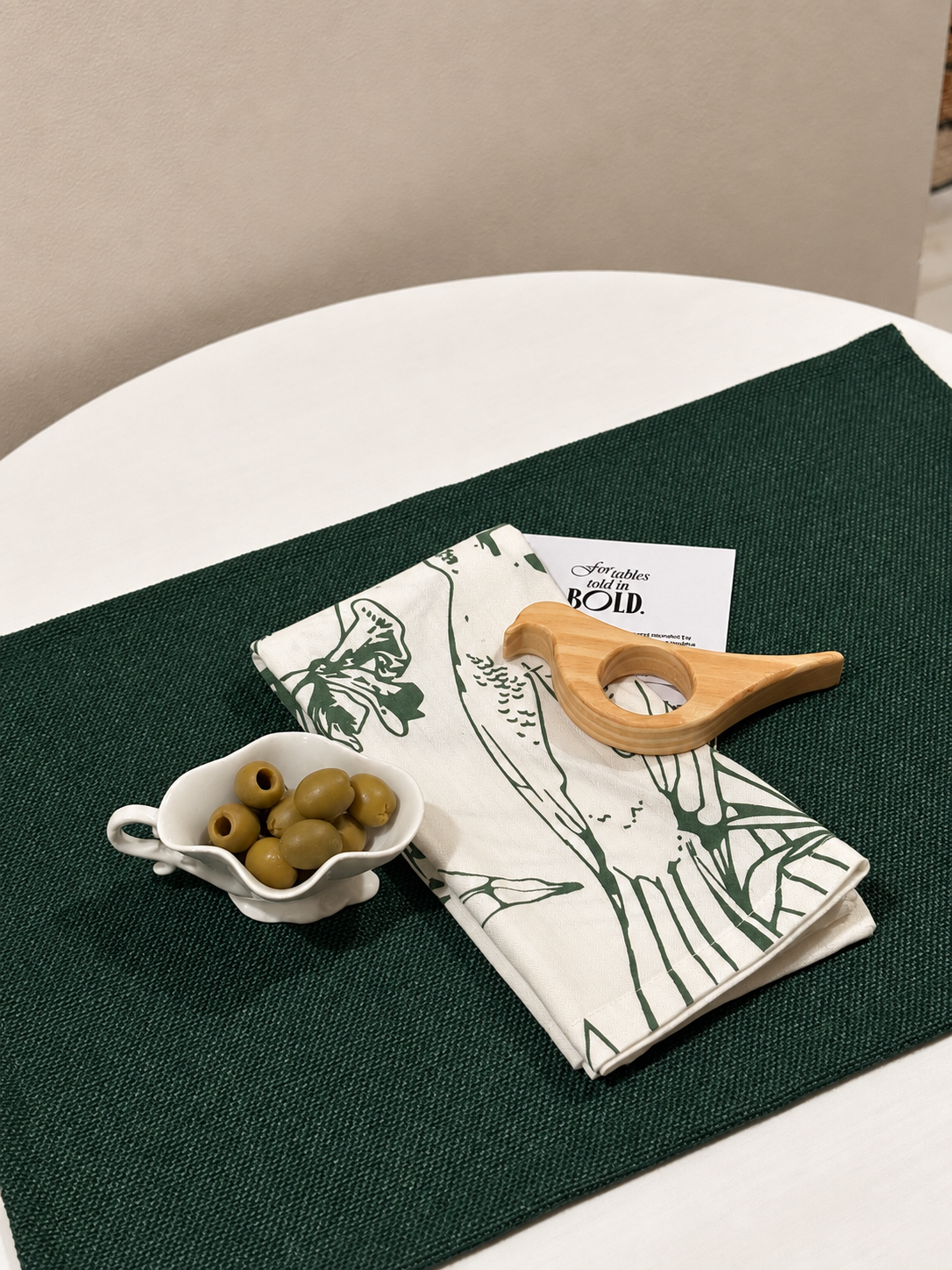 Bottle Green Placemat