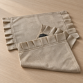 Beige Frill Placemats