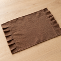Chocolate Brown Frill Placemats