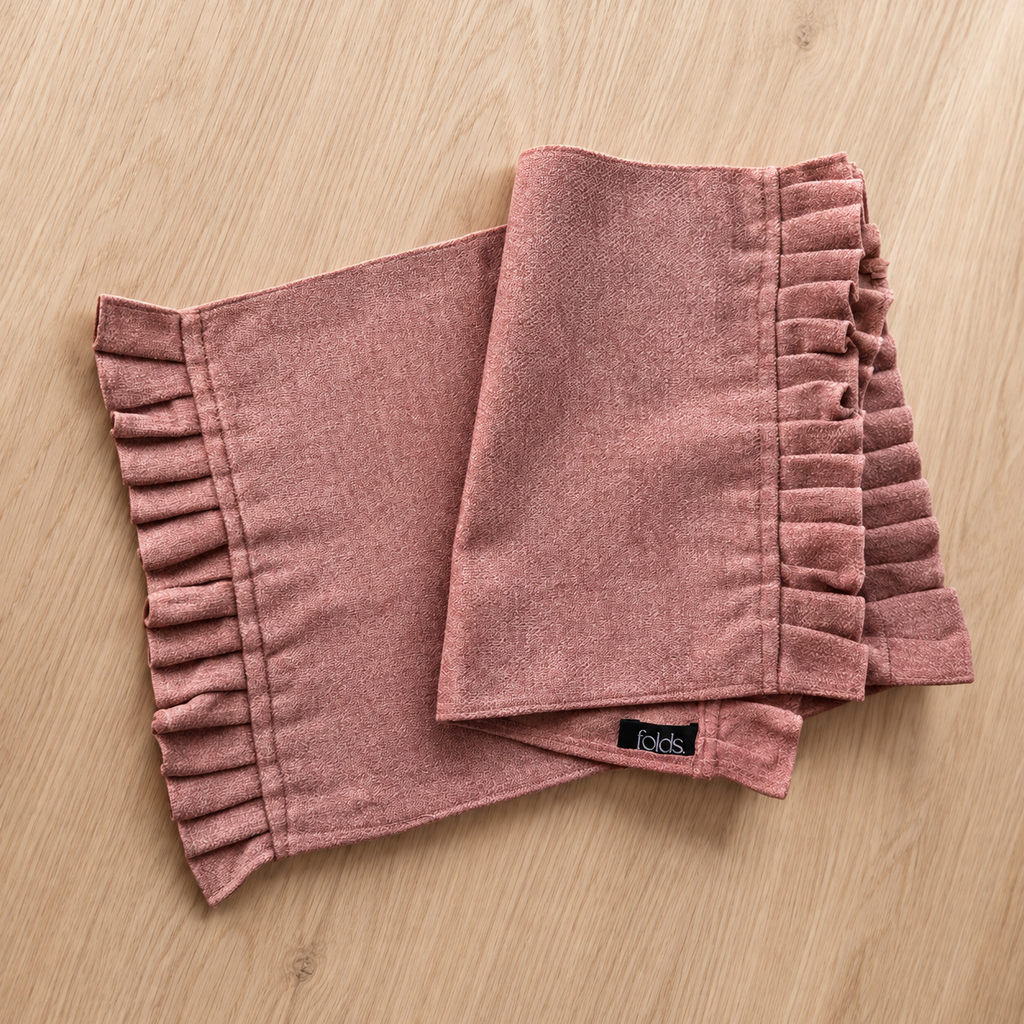 Rose Pink Frill Placemat