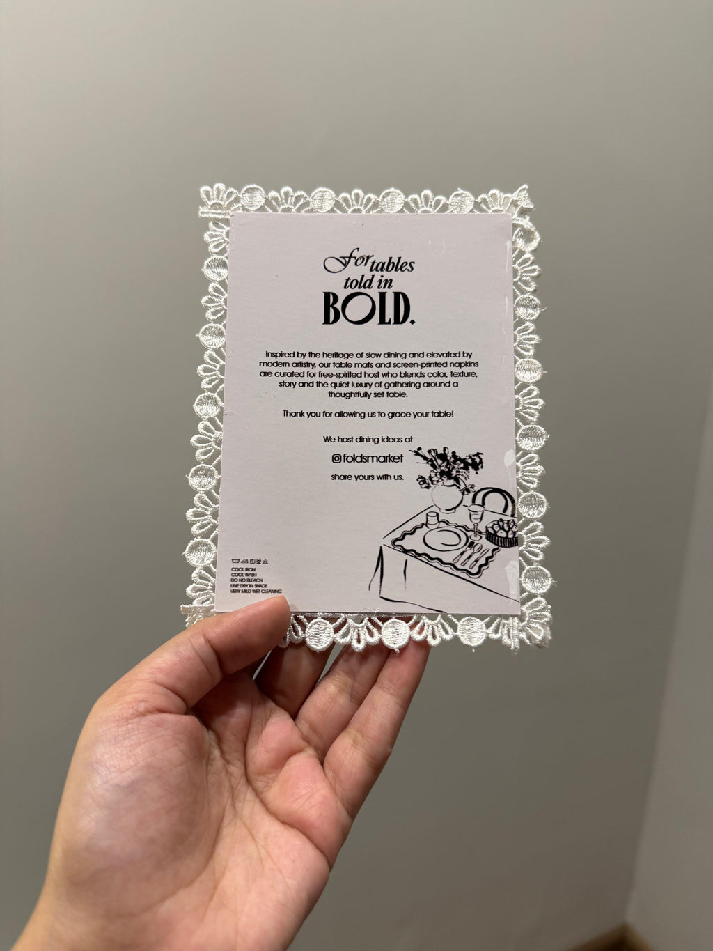 Lace Border Invitation Cards
