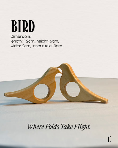 Bird Wooden Napkin Ring